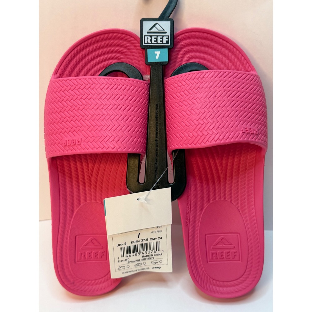 Reef Women's Water Scout Slides Pink Size 7
NWT